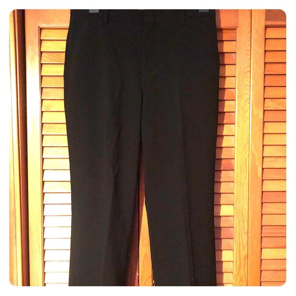Chaps boys black slacks